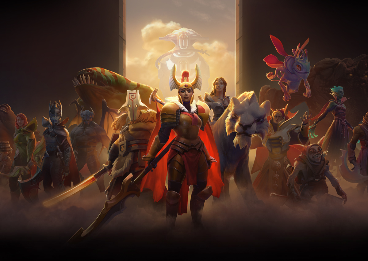 Héros Dota 2 réunis